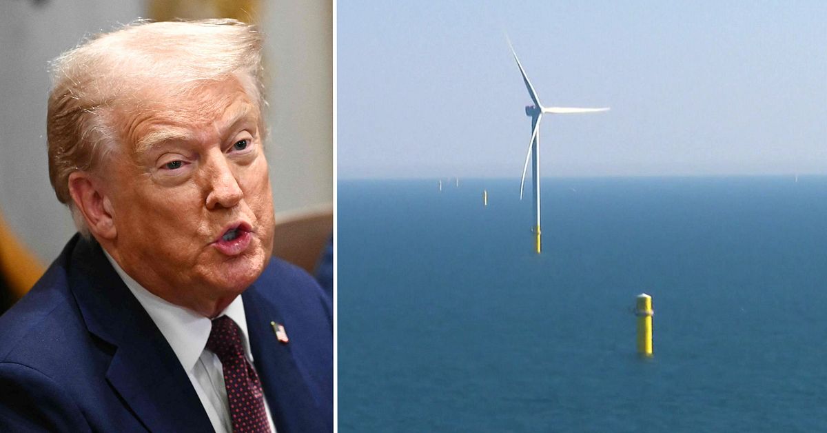 Oro i Danmark när Trump stoppar vindkraftpark på oklara grunder