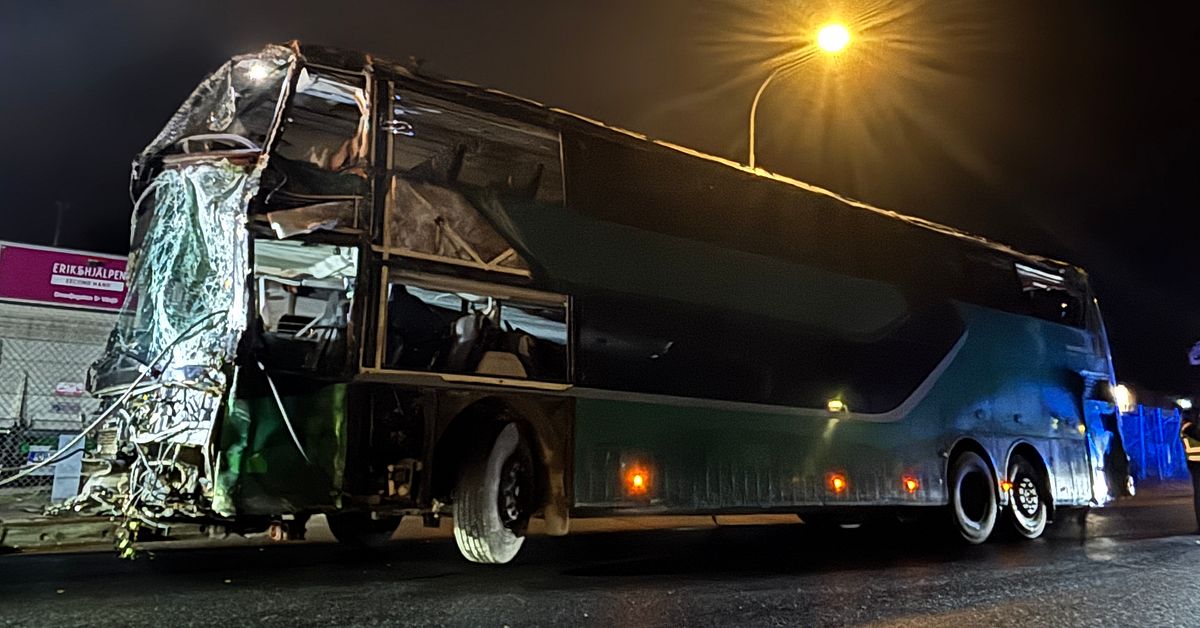 Misst&auml;nkte busschauff&ouml;ren sl&auml;pps