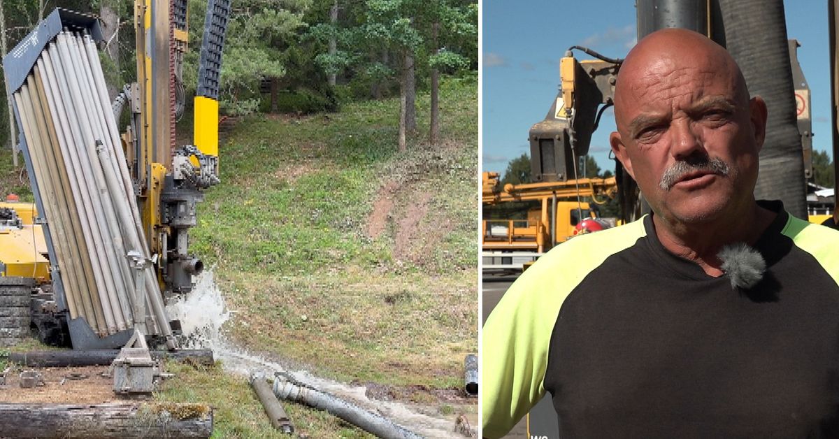 Brunnsborraren i Mullsj&ouml;: &rdquo;Det &auml;r v&auml;rre &auml;n 2018&rdquo;