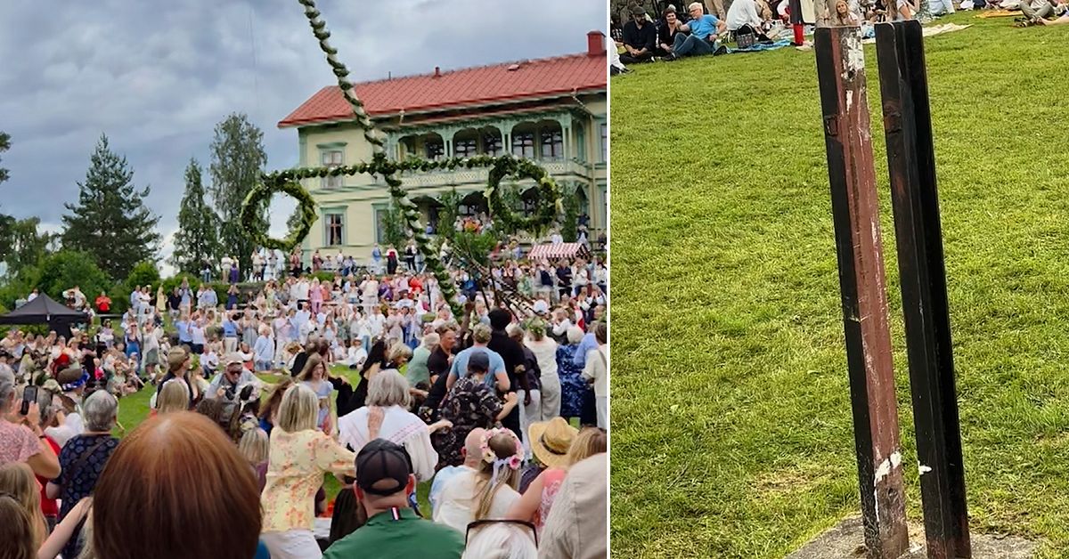 H&auml;r faller midsommarst&aring;ngen rakt mot bes&ouml;karna &ndash; under firandet p&aring; Steneg&aring;rd
