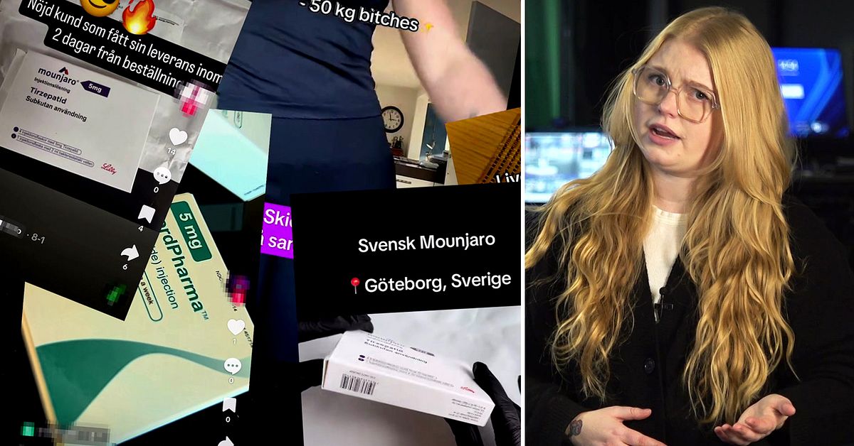 Se hur illegala kopior av Ozempic s&auml;ljs &ndash; helt &ouml;ppet p&aring; Tiktok