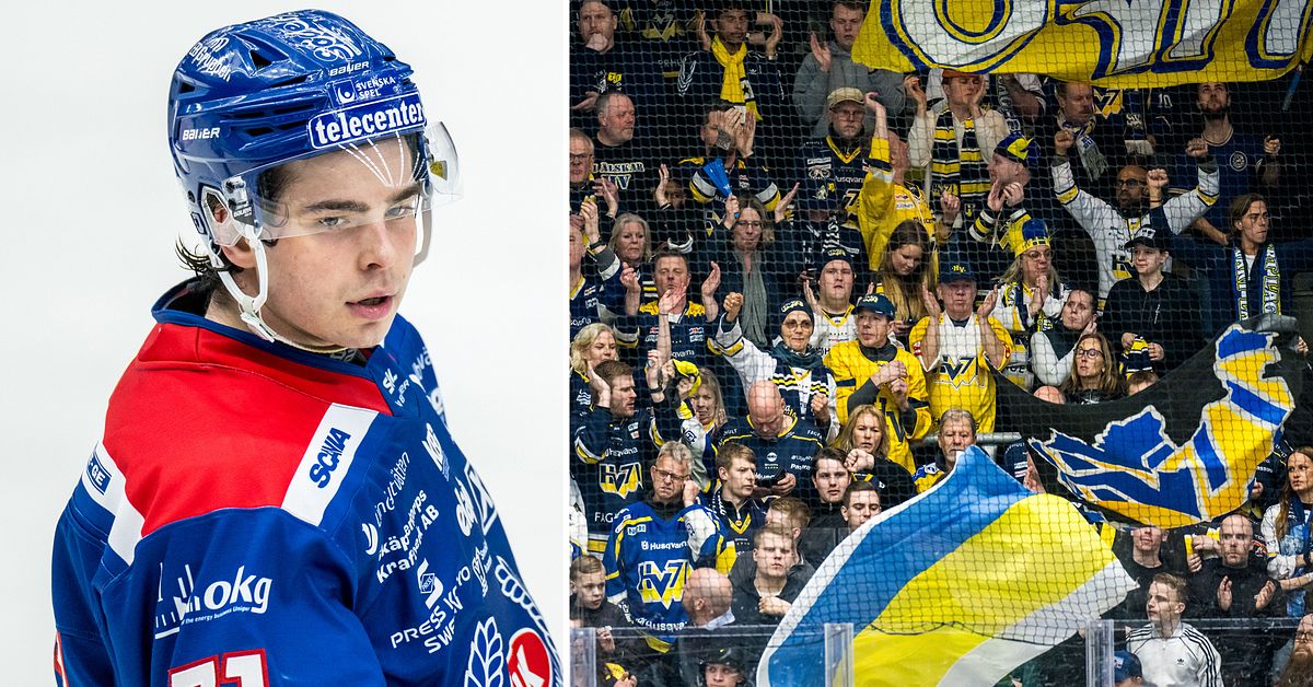 Hv71: Viktor Lodins passning till HV-supportrarna: ”De verkar inte ha förstått det”