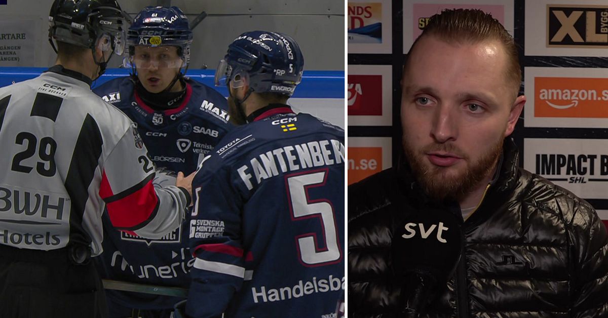Ishockey: Robin Kovács sågar domaren : ”Han borde ha högre krav på sig ...