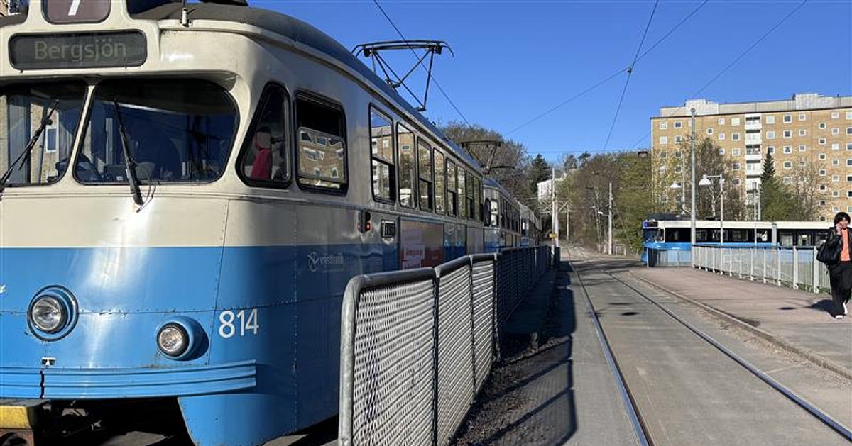 Stora störningar i spårvagnstrafiken efter elfel i Göteborg | SVT Nyheter
