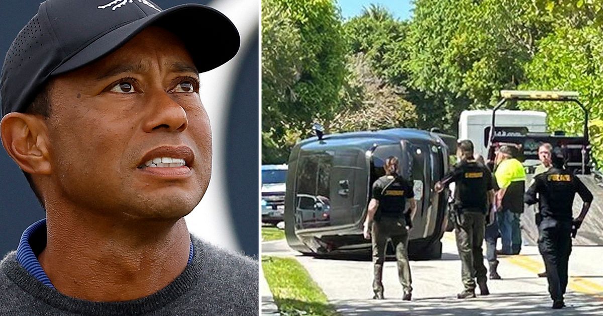 Tiger Woods gripen efter bilkrasch &ndash; v&auml;grade l&auml;mna urinprov