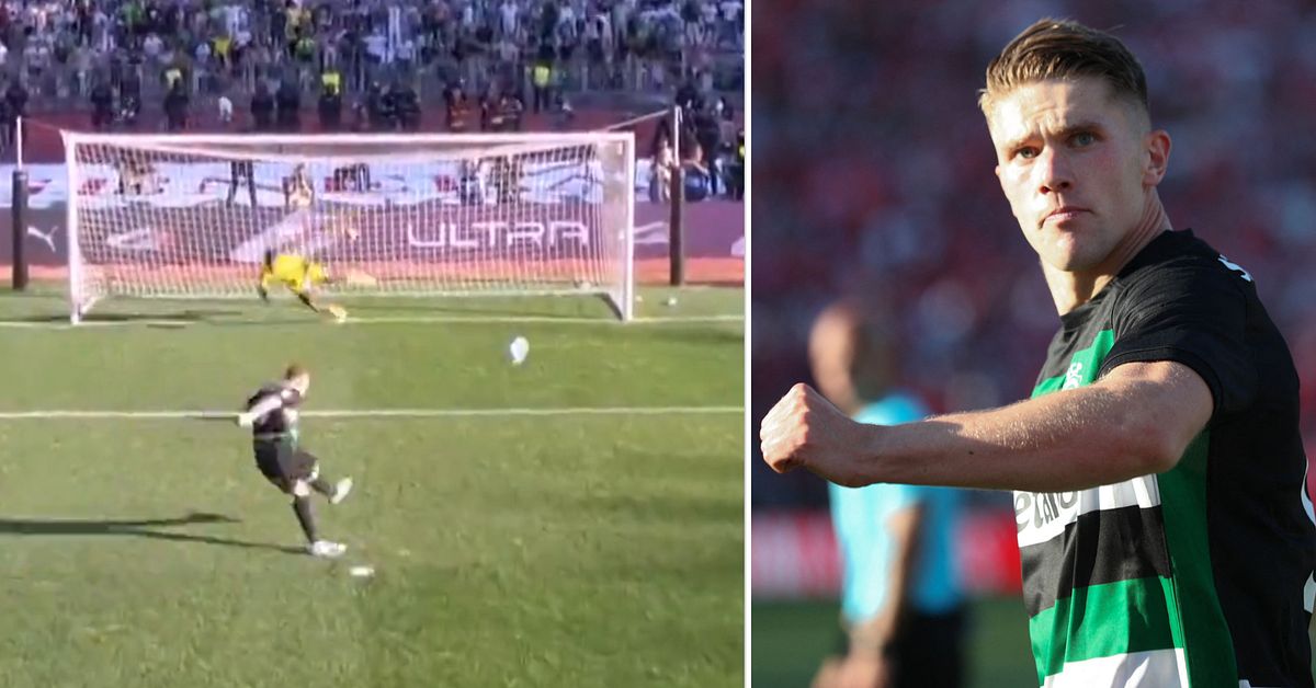 Viktor Gyökeres cupmästare – efter straffmål i 101:a minuten