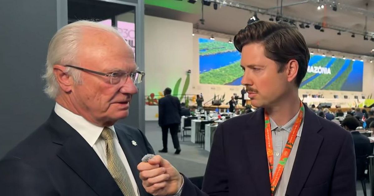 Kung Carl XVI Gustaf höll tal inför COP30 i Brasilien