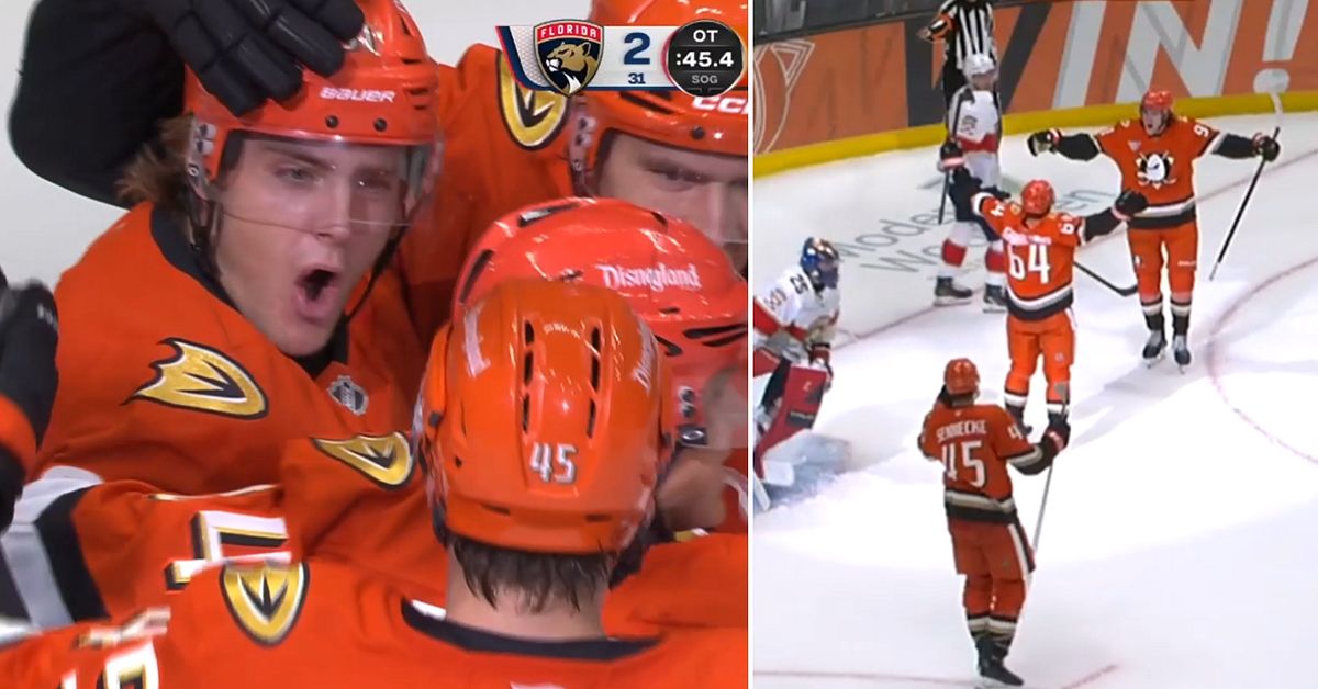 Stekhet Leo Carlsson bakom allt n&auml;r Ducks vann hemmapremi&auml;ren
