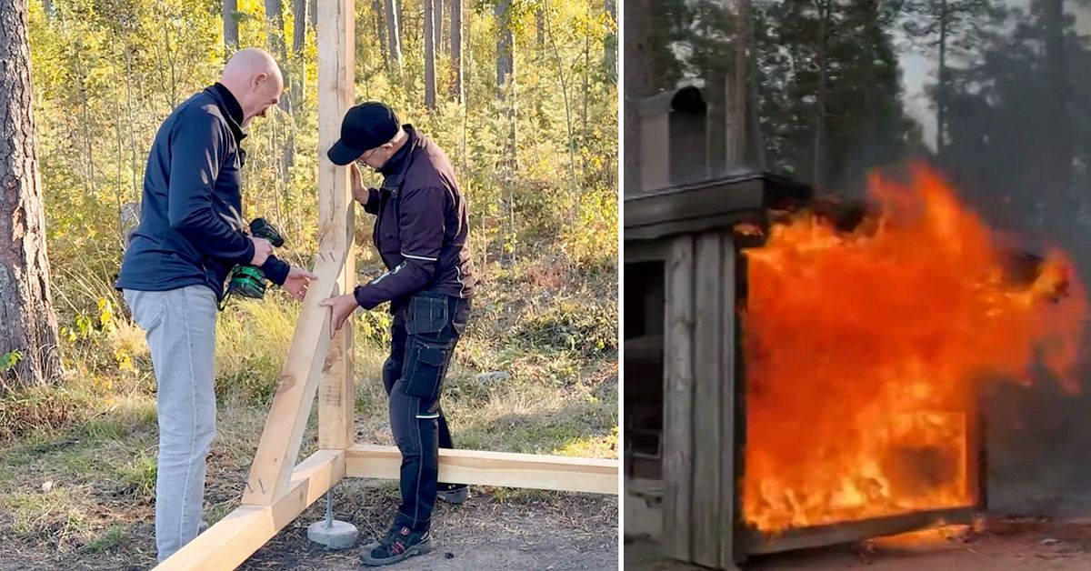 Prinsens doppresent byggs upp igen &ndash; efter kraftiga branden