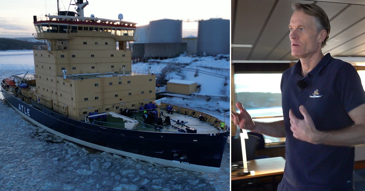 H&auml;ng med in i isbrytaren Atle: &rdquo;Naturens makter tar tag i en&rdquo;