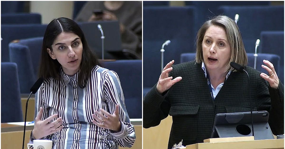 H&auml;tsk debatt i riksdagen om gruvbrytning i alunskiffer i Oviken