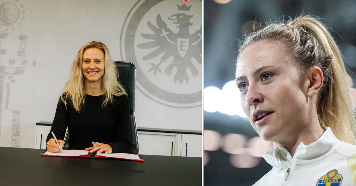 フットボール：Rebecka Blomqvist Eintracht Frankfurtの準備：「Exalted」