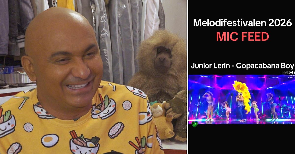Junior Lerin om virala Tiktok-klippet med enbart mikrofonljud: &rdquo;Bjuder p&aring; det&rdquo;
