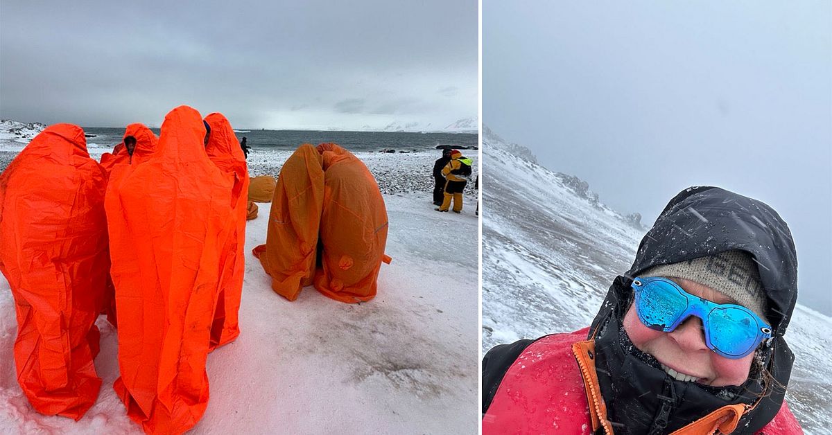 Svenska Christina fast i Antarktis i 26 timmar: ”Full snöstorm”