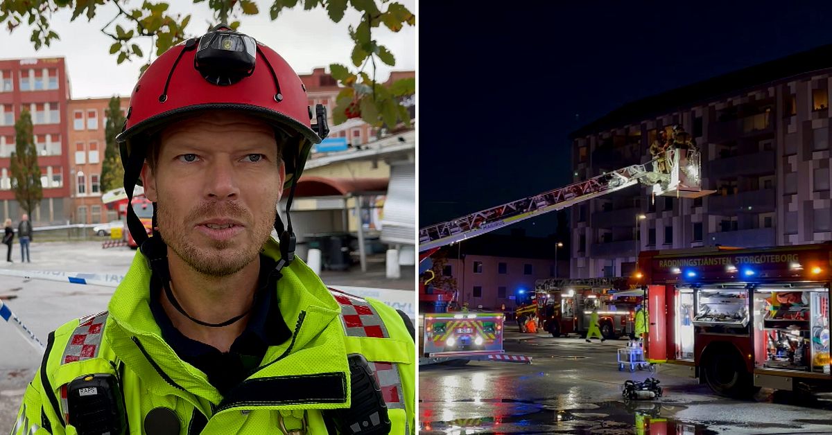 Insatsledaren om branden i livsmedelsbutiken: &rdquo;R&ouml;kdykare under natten&rdquo;