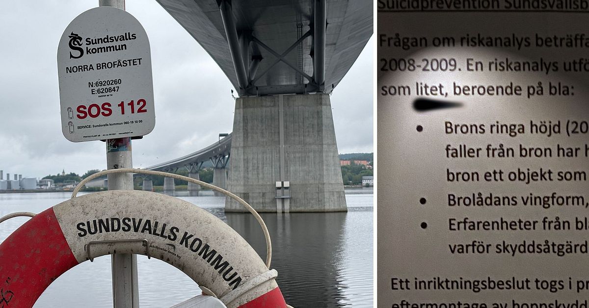 Trafikverkets missbedömning av suicidrisken vid Sundsvallsbron