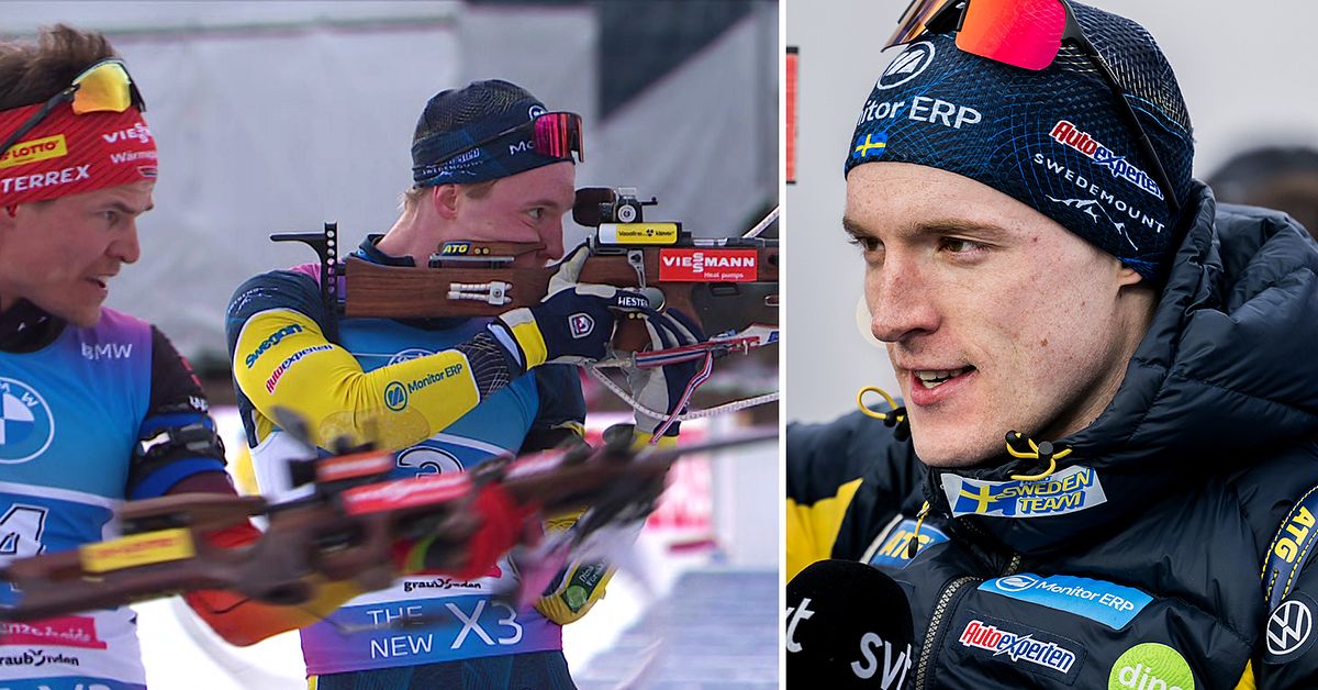 skidskytte-sverige-fyra-efter-j-ttedrama-i-stafetten-svt-sport
