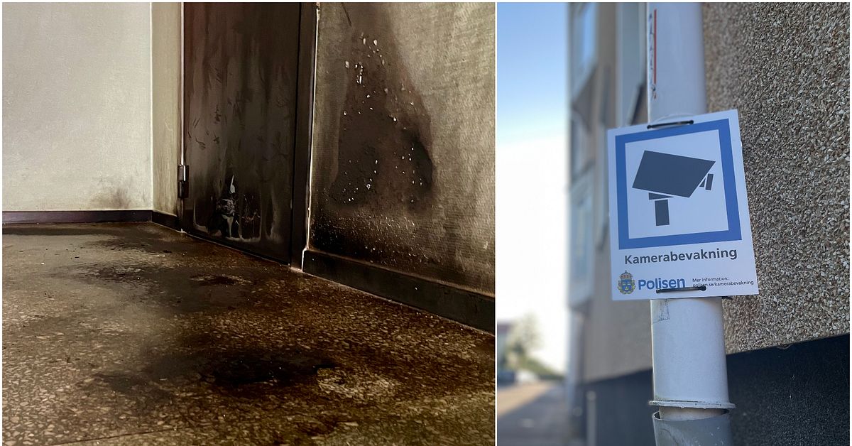 Två anhållna efter misstänkt brandattentat i flerbostadshus i Linköping