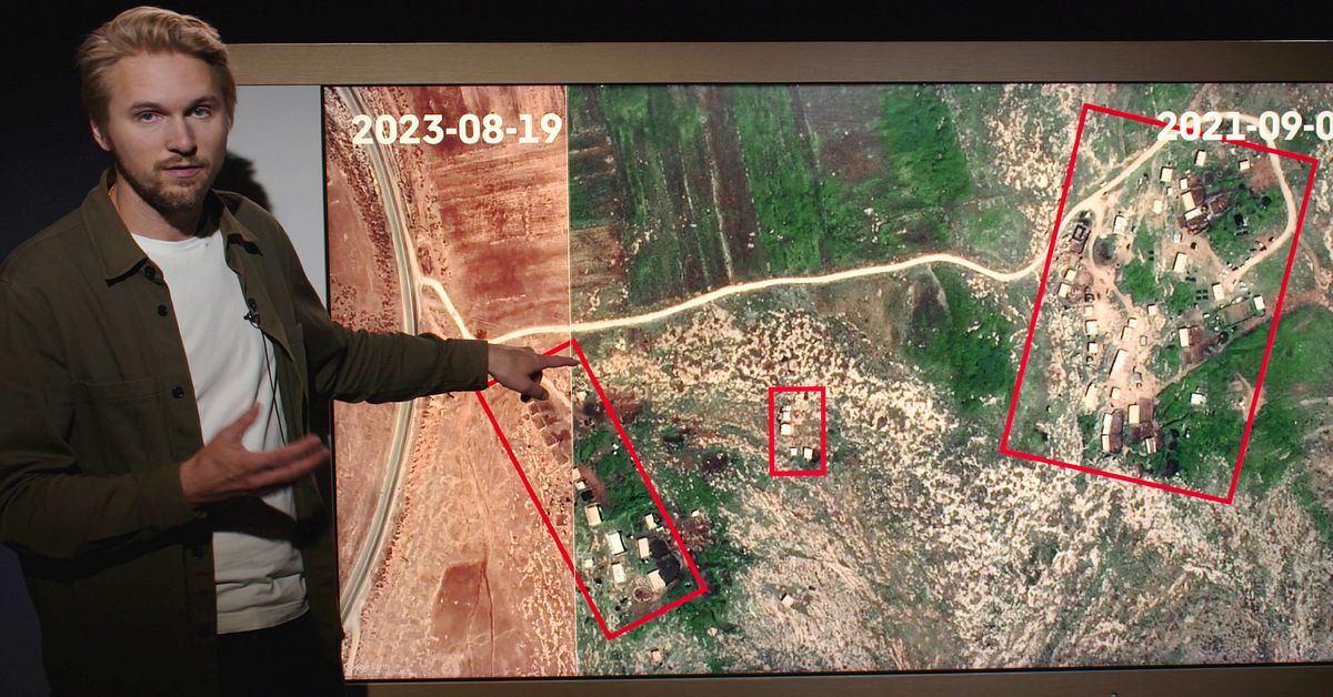 Satellitbilder visar hur palestinska byar försvinner på Västbanken
