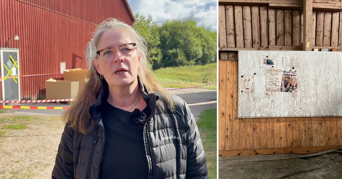 Ridhuset i Alvesta avspärrat efter takarbete – blev dränkt i asbest