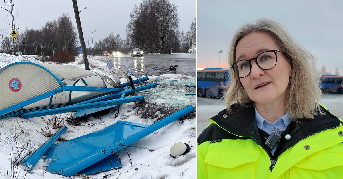 Transdevs halkkritik efter kraschade busskuren i V&auml;nn&auml;sby: &rdquo;F&ouml;rsent ute&rdquo;