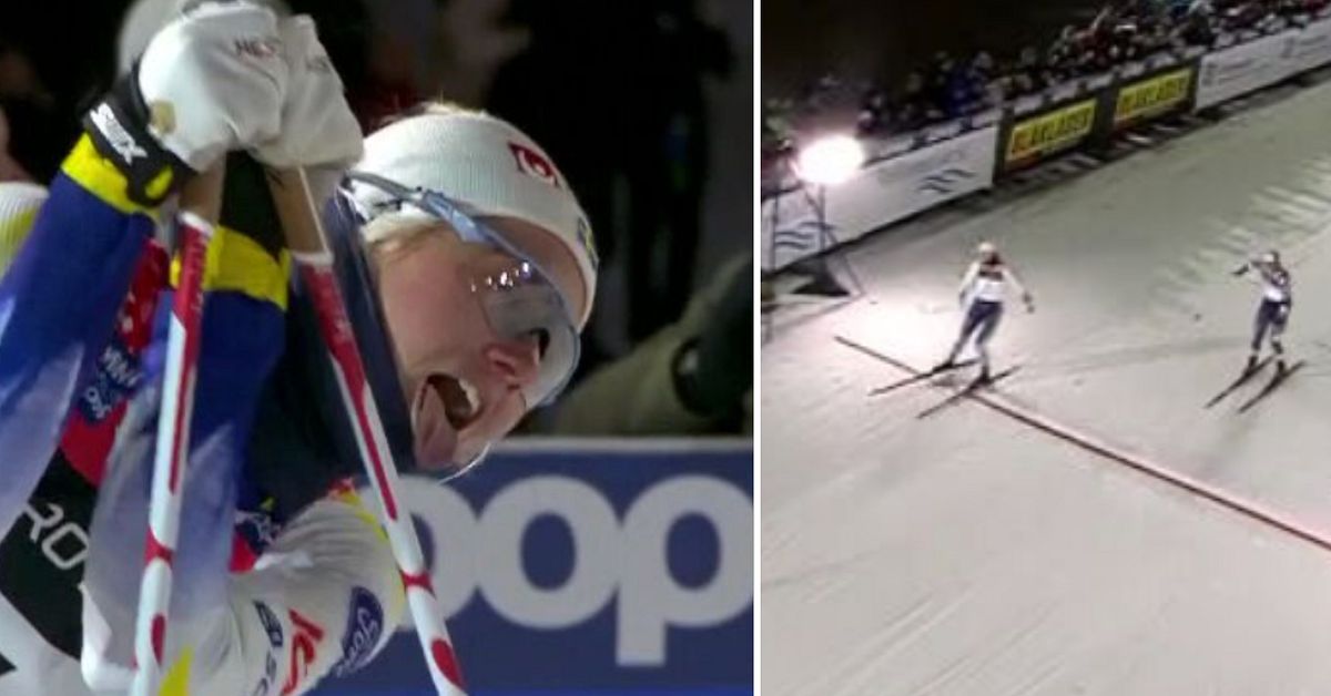 Maja Dahlqvist finishes second in the sprint in Tallinn: 