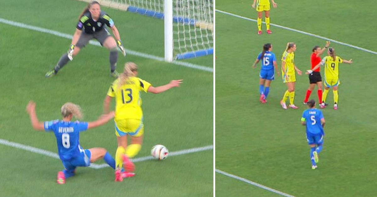Sverige snuvades på straff – och mål mot Italien