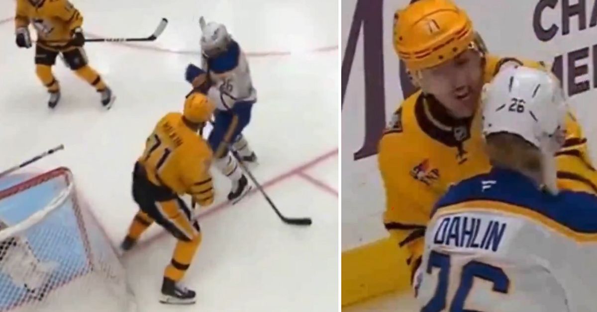 Ryske stj&auml;rnan st&auml;ngs av i fem matcher efter attacken mot Rasmus Dahlin