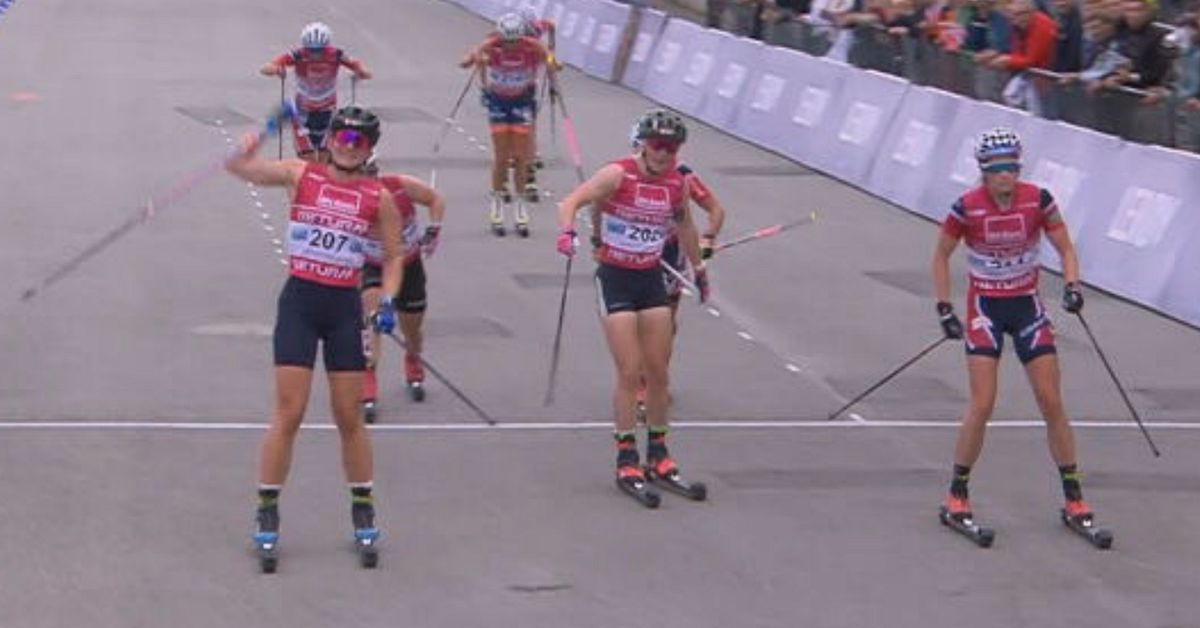 Moa Ilar Captivates with Thrilling Victory in Trondheim Roller Skiing Mass Start