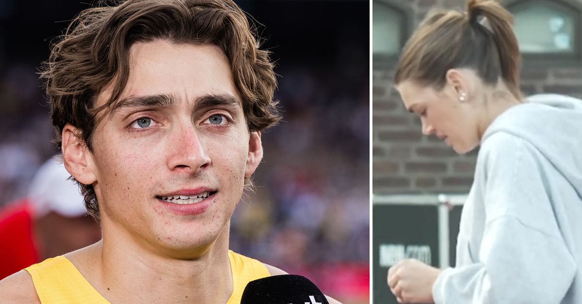 Armand Duplantis skyddar sin syster inför Finnkampen