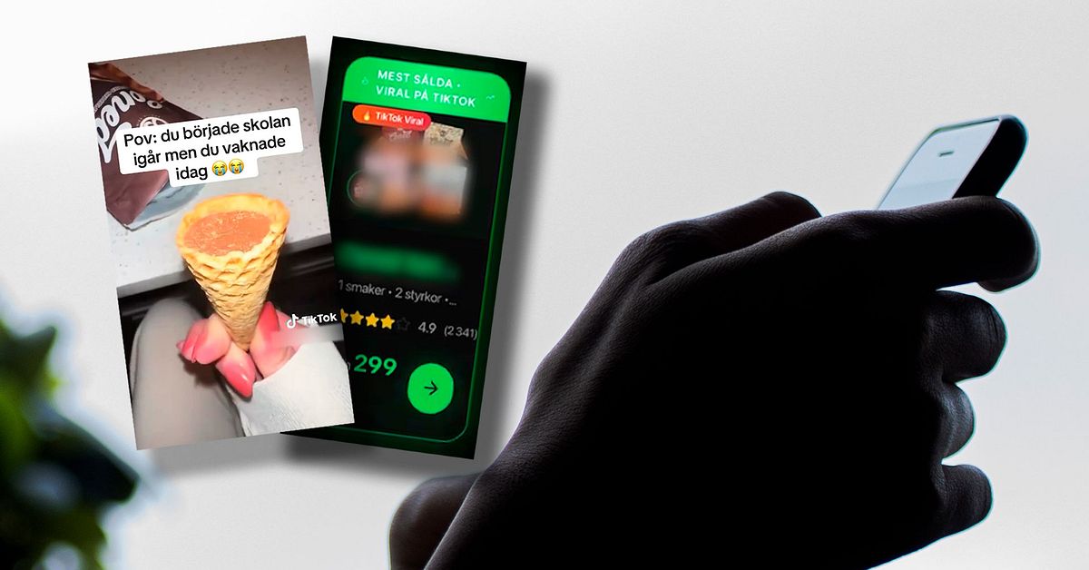 &rdquo;Cannabisgodis&rdquo; marknadsf&ouml;rs &ouml;ppet p&aring; Tiktok