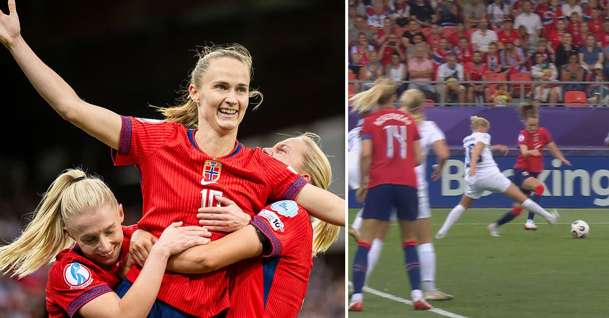 Caroline Graham Hansen avgjorde nordiska derbyt med mirakelmål