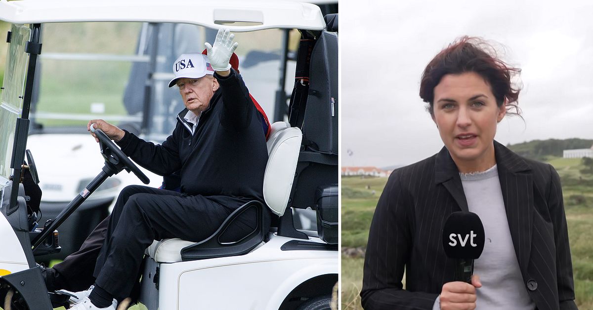 Trump och von der Leyen möts i Skottland i dag