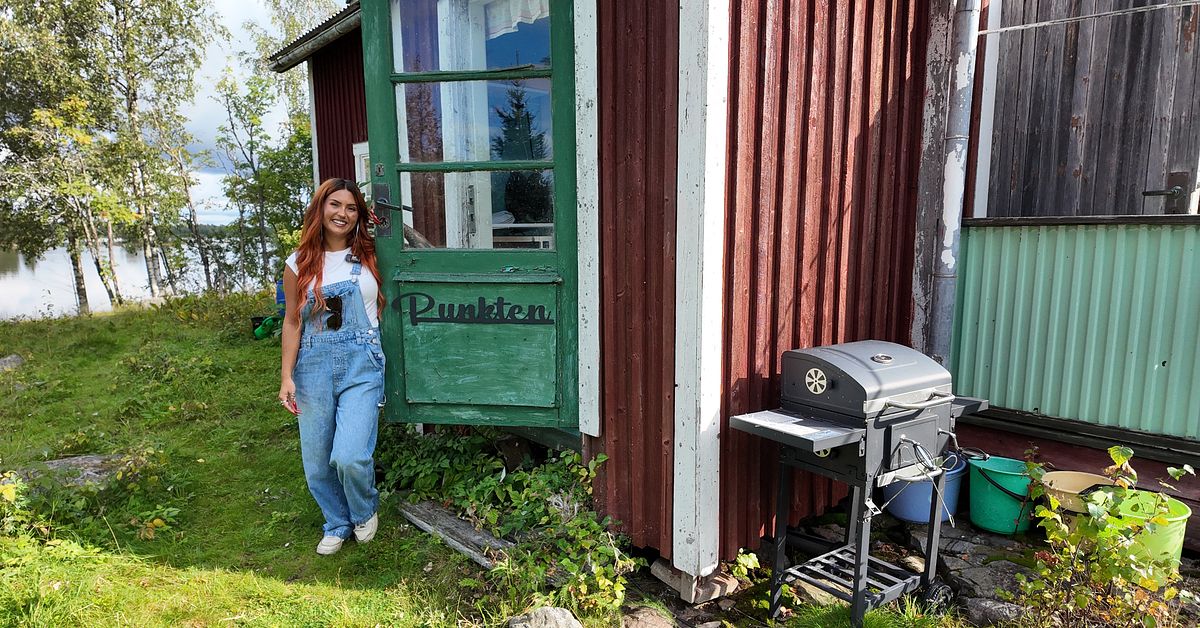Antonia fr&aring;n Ume&aring; k&ouml;pte stuga p&aring; en &ouml; &ndash; delar med sig av renoveringen