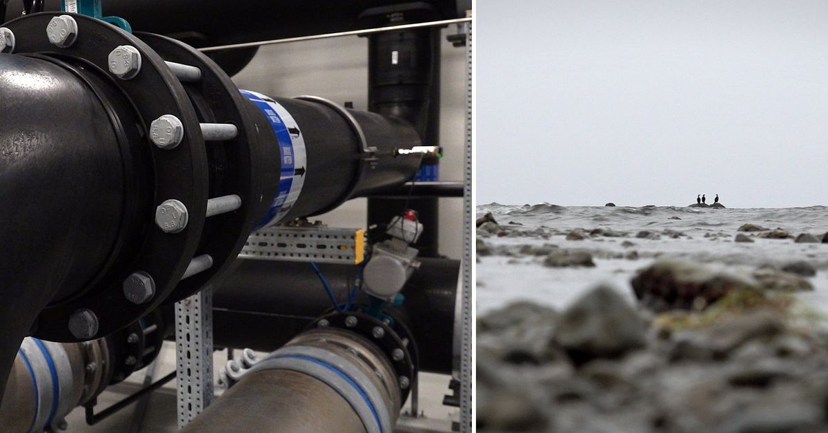 Trots vattenbrist – avsaltningsverket på Gotland går inte på full effekt