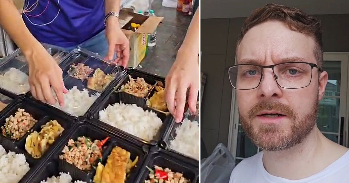 Svenska Hampus lagar mat &aring;t n&ouml;dst&auml;llda i Thailand