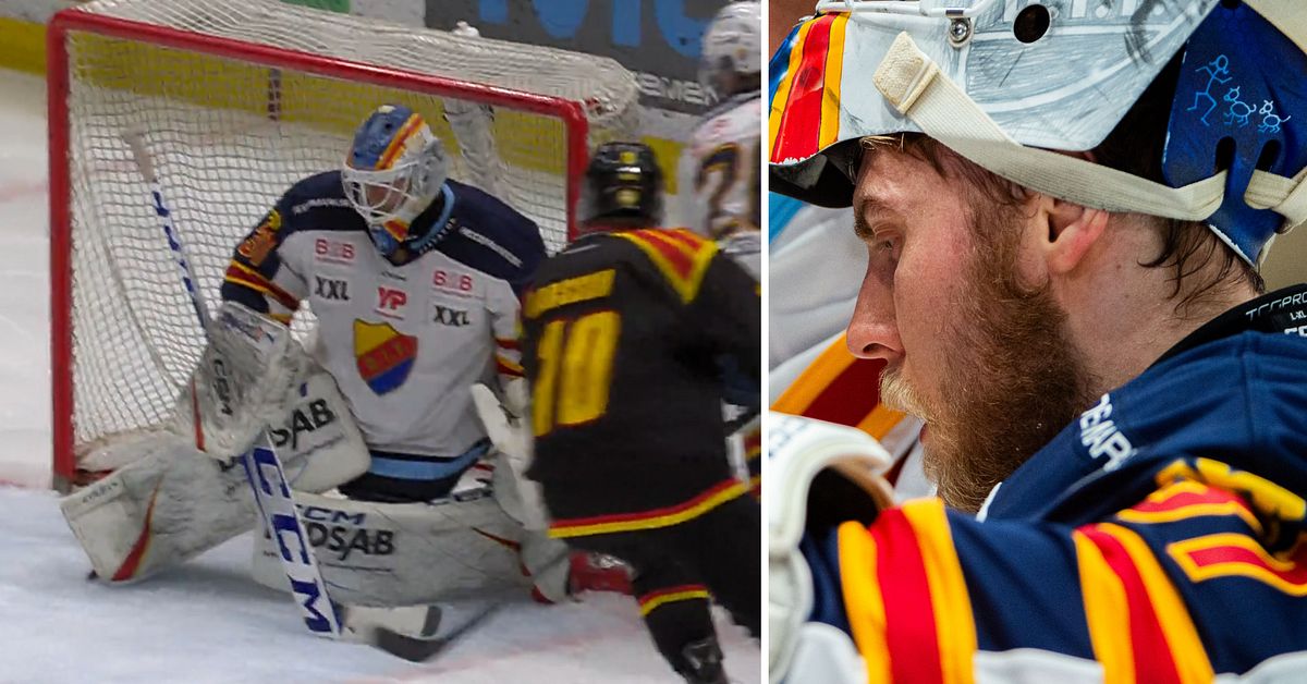 Djurgårdens målvakt Viktor Andrén: ”Just nu är hockeygudarna inte med oss”