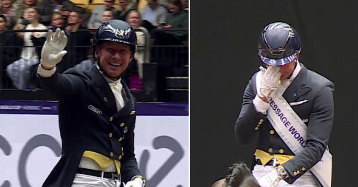 Ridsport Patrik Kittel i tårar efter nya världscupsegern SVT Sport