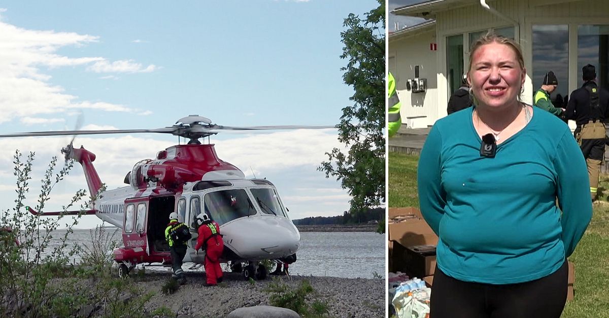 Stor r&auml;ddnings&ouml;vning utanf&ouml;r Pite&aring; &ndash; 100 deltagare tr&auml;nade sj&ouml;r&auml;ddning