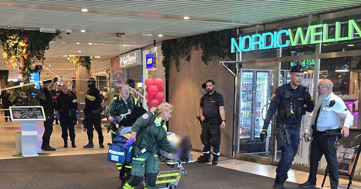 Tre h&auml;ktade efter galleriaskjutningen