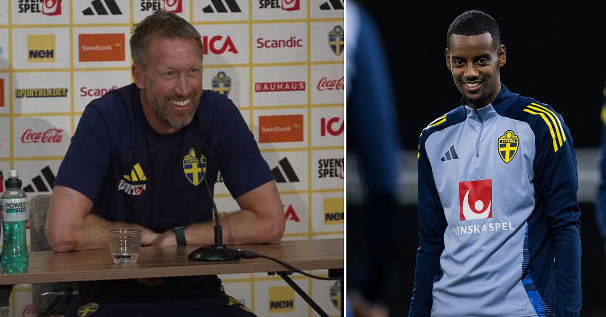 Graham Potter om Alexander Isaks skadel&auml;ge: &rdquo;Har en del tid kvar&rdquo;