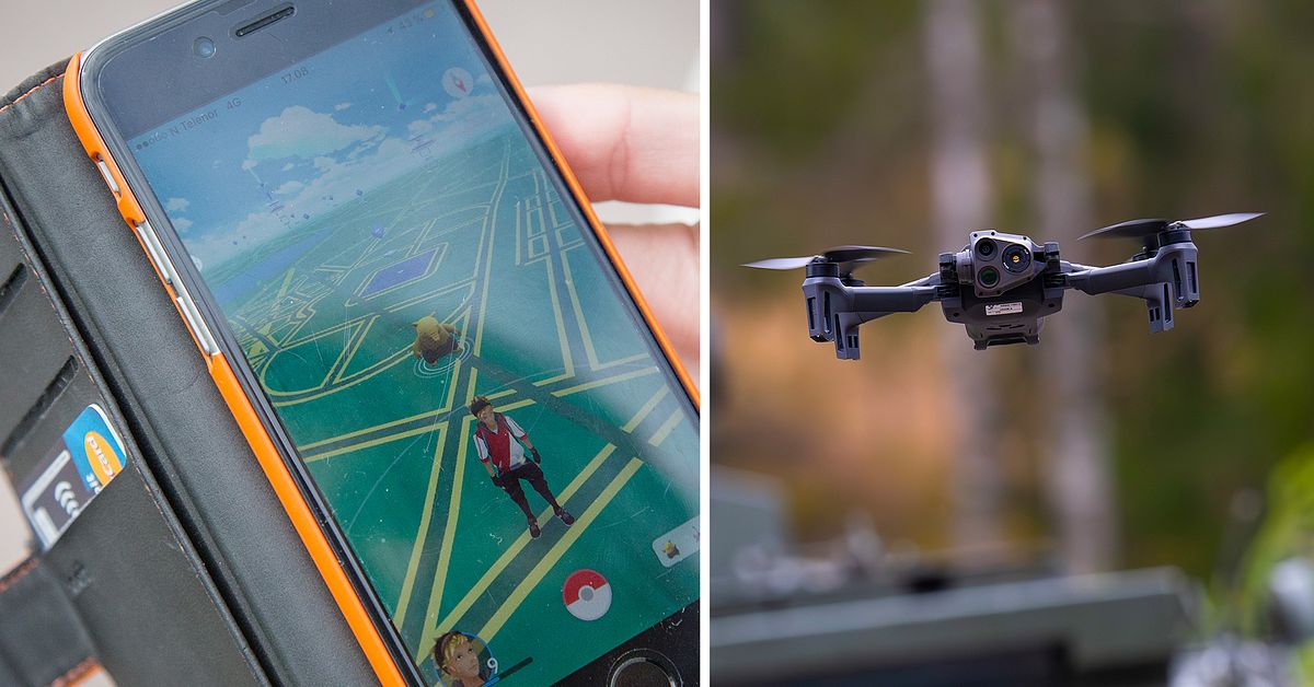 Din Pok&eacute;mon Go-data kan anv&auml;ndas till milit&auml;ra dr&ouml;nare