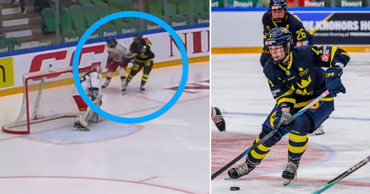 Damkronorna slog Tjeckien i Ängelholm