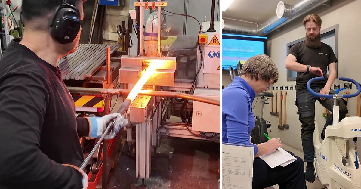 Smederna p&aring; Hults bruk har tr&auml;nat p&aring; jobbet &ndash; m&aring;r b&auml;ttre
