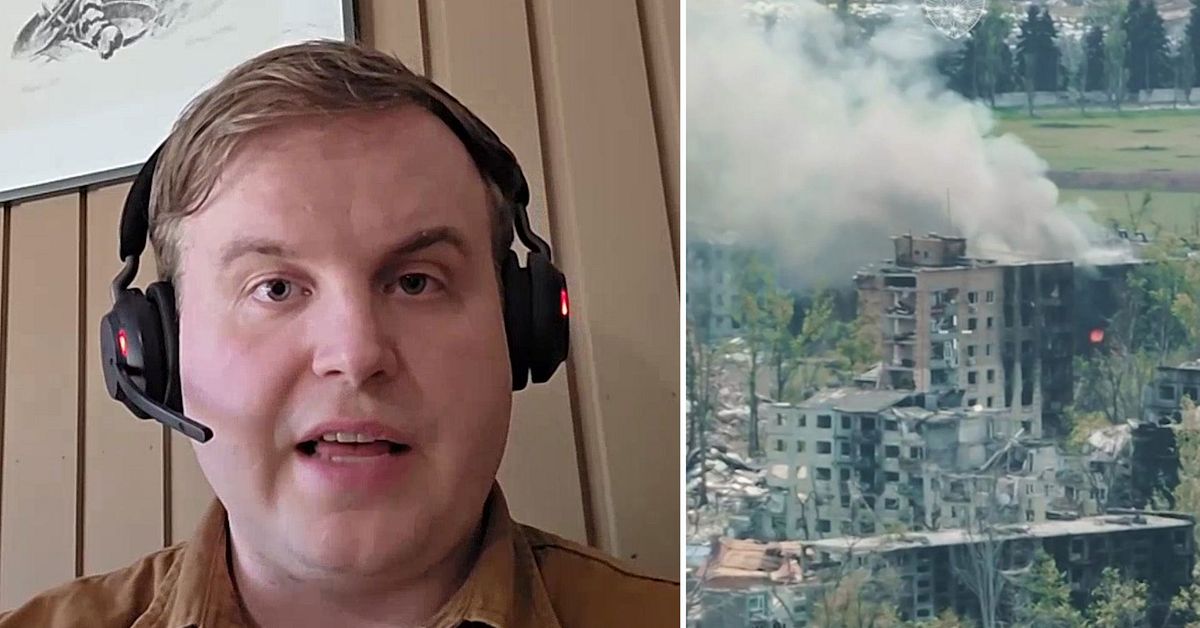 Allvarligt i Kostiantynivka – riskerar att falla i
