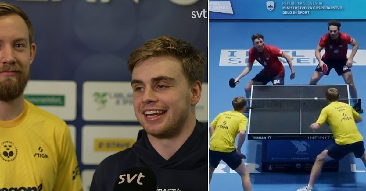 Svenskduon bj&ouml;d p&aring; show i EM: &rdquo;Fan, vi var ju tv&aring; trollgubbar&rdquo;