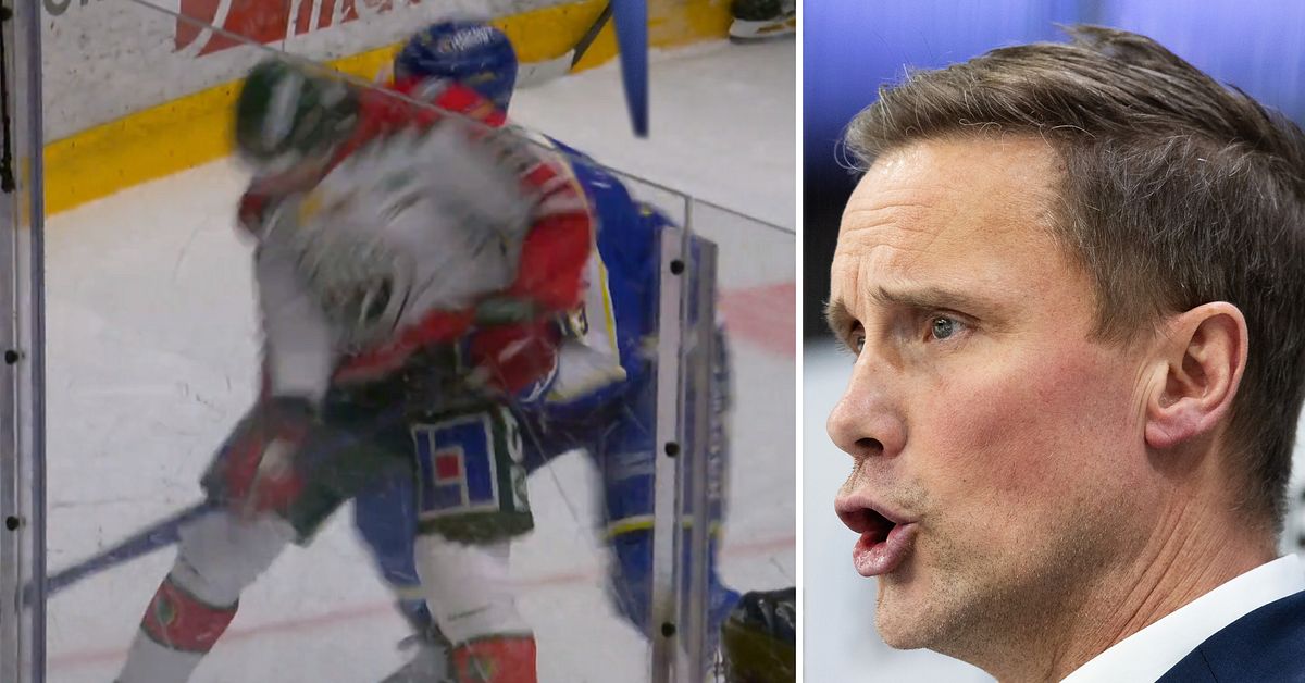 Hockey sur glace : Roger Rönnberg en colère après le penalty de Malte Strömwall