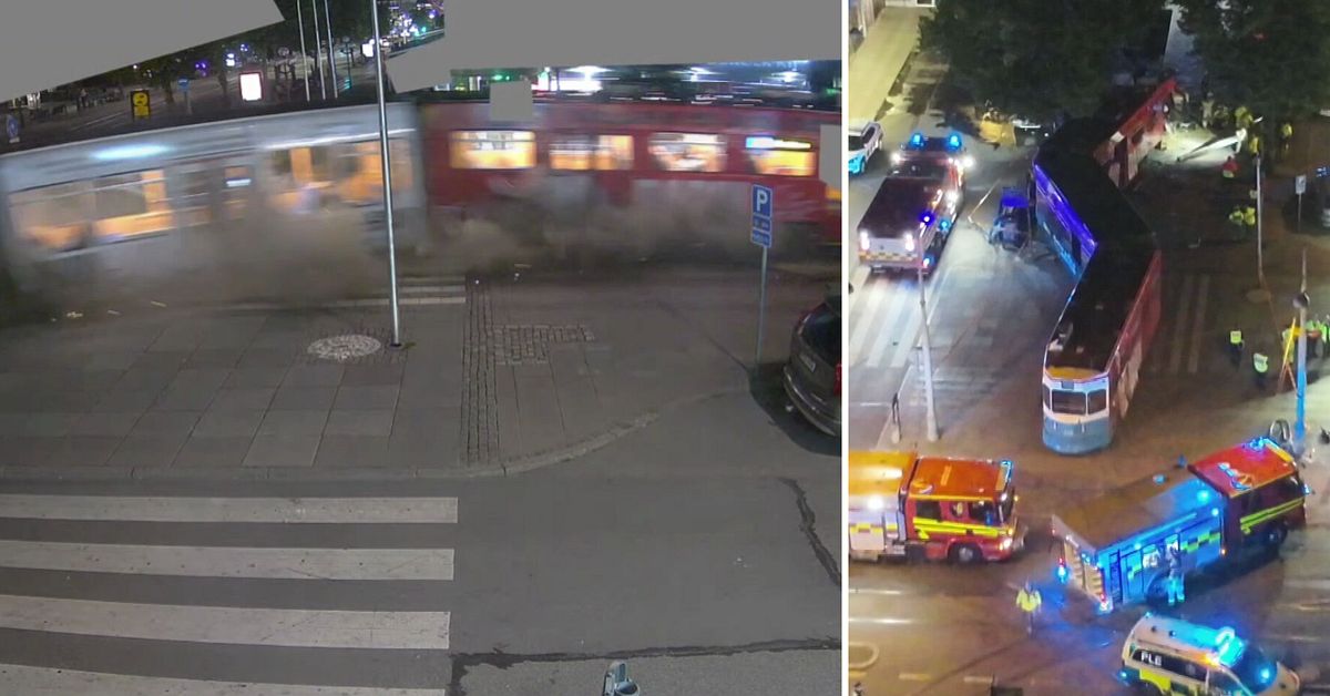 ここでトラムが衝突します – アヴェニンの事故の写真をご覧ください