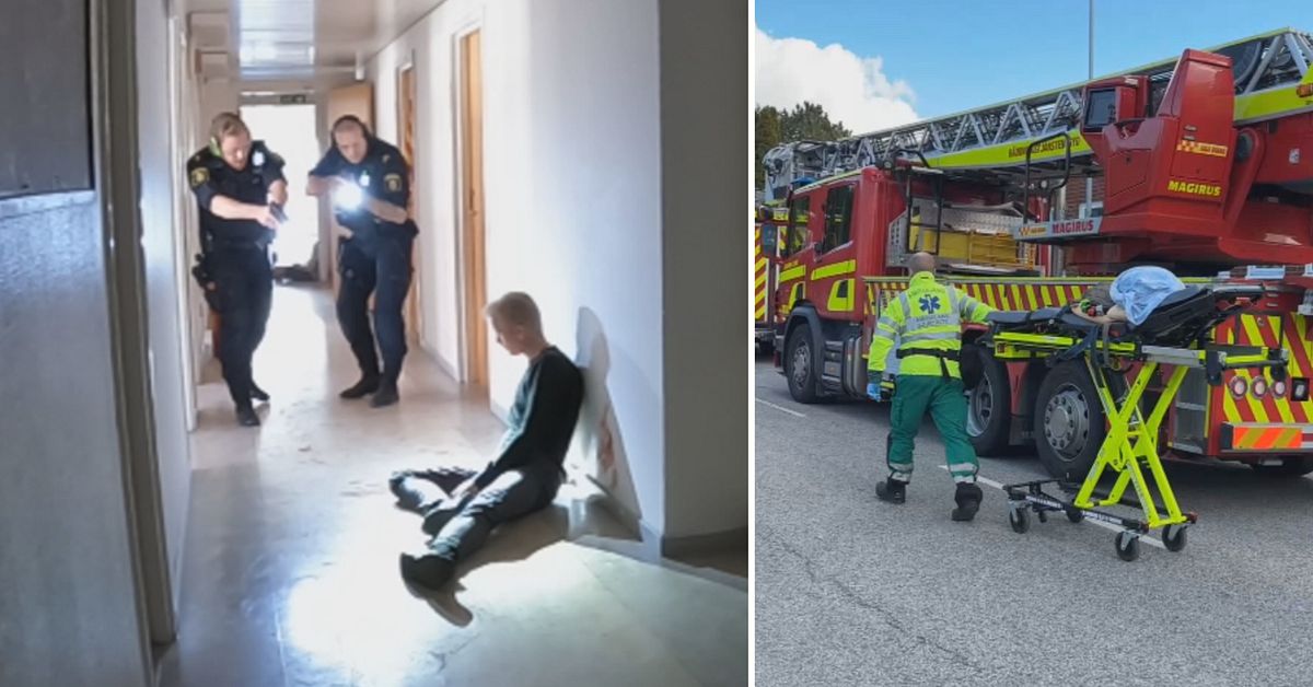 Här övar blåljuspersonal för att stoppa pågående dödligt våld