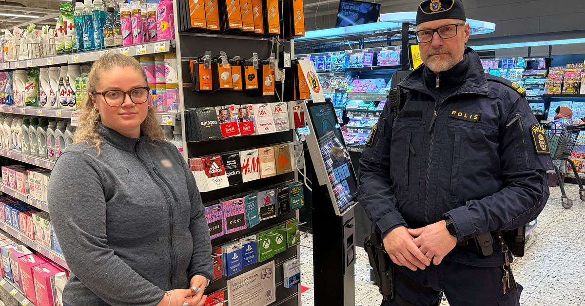 Vaken butikspersonal i Hylte stoppade romansbedr&auml;geri